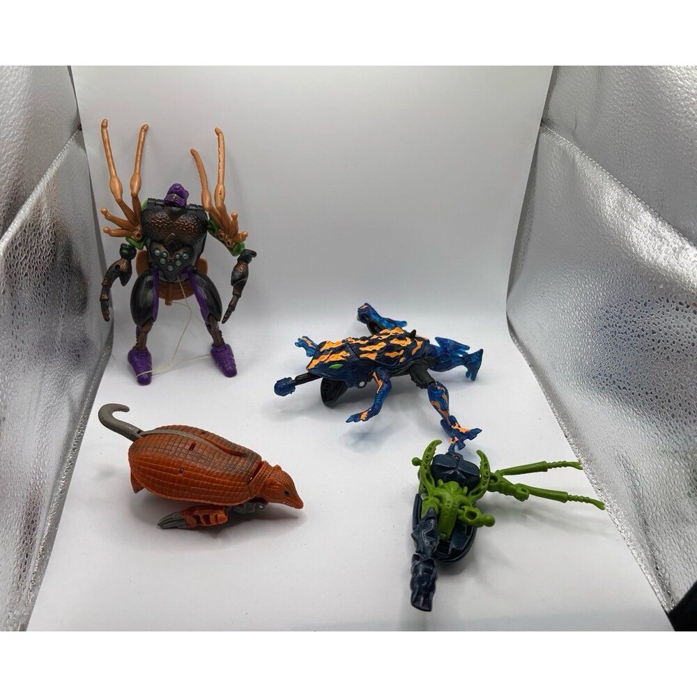 Lot of 4 Transformers Beast Wars Action Figures